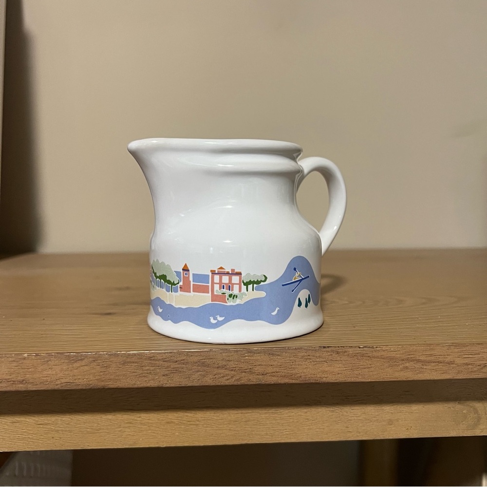 Paul Bocuse La Vallee De Coffee Tea Creamer Countryside Village 1987 Japan